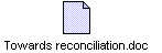 Towards reconciliation.doc
