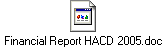 Financial Report HACD 2005.doc